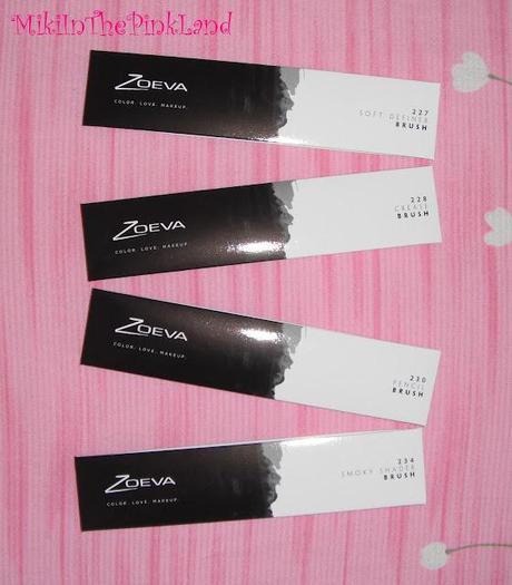 Primo ordine Zoeva: Only Brushes (dupe 217 MAC)