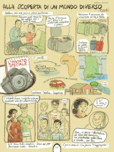 “Alla scoperta di un mondo diverso”: graphic journalism dal Ghana per Mirella Mariani