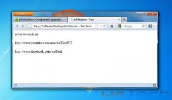 Linkification per Firefox rende cliccabili tutti i link testuali presenti sulle pagine web