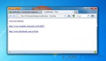 Linkification per Firefox rende cliccabili tutti i link testuali presenti sulle pagine web