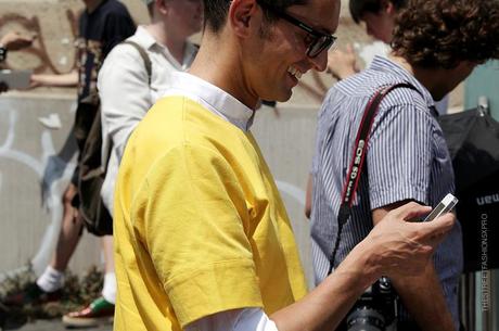 In the Street...Yellow Invaders...Florence,Milan & Paris