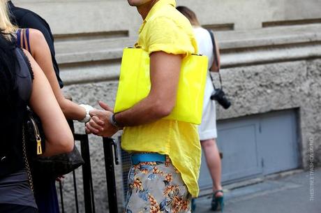 In the Street...Yellow Invaders...Florence,Milan & Paris