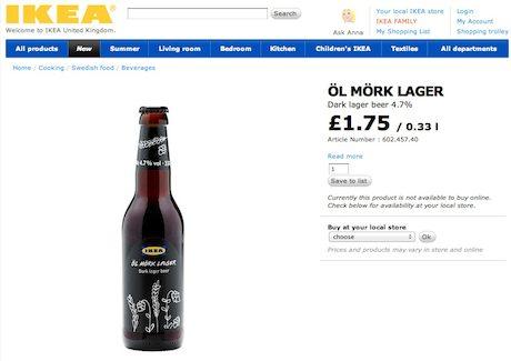 La birra di Ikea: marketing o prodotto?