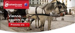 Airberlin: offerta lampo Vienna da 49€