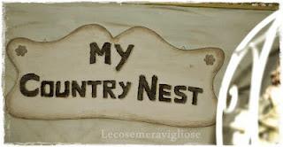 IN MY COUNTRY NEST ONLY SHABBY CHIC