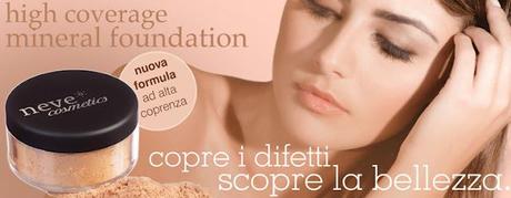 Novità in casa Neve Cosmetics: High Coverage Mineral Foundation