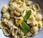 Pasta pesto limone