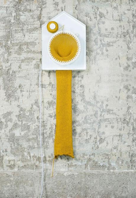 Arte Knit: Siren Elise Wilhelmsen e il suo Knitting Clock