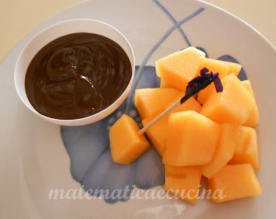 Melone Profumato al Maraschino con Salsa al Cioccolato