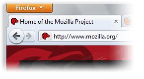 Firefox Button screenshot
