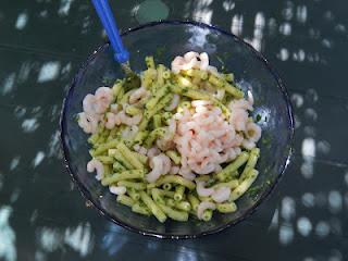 RICETTE: pasta fredda alla rucola e gamberetti