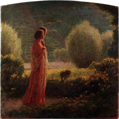 Giuseppe Pellizza da Volpedo, L'amore nella vita, Olio su tela, 94 x 93 cm, Collezione privata, , GAM Manzoni Milano arte