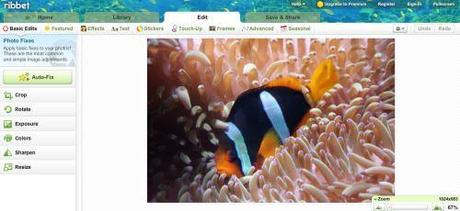 Ribbet -  potente editor di foto online gratuito