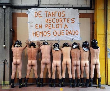 SPAIN-PROTEST/FIREFIGHTERS