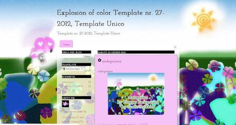 Explosion of color Template nr. 27-2012, Template Unico