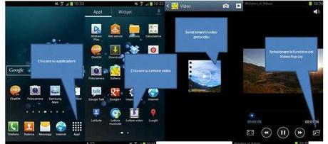 Galaxy S3 Samsung : Guida come impostare il video Pop-Up