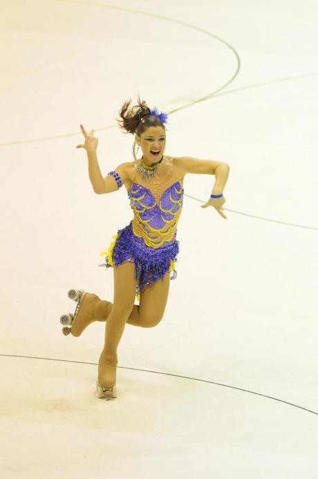 La ballerina del pattinaggio a rotelle, Paola Fraschini campione del mondo.