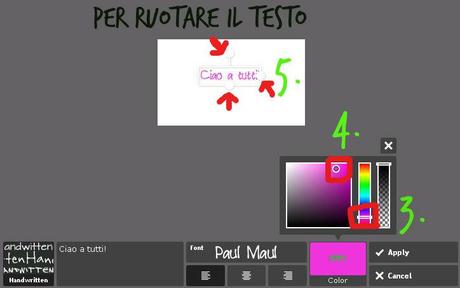 scegli la nuance colore photo editing