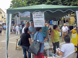 Banchetto Movimento 5 Stelle del 21 luglio 2012