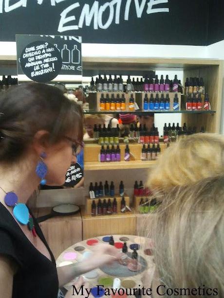 Lush via del Corso Roma, cambio look + Emotional Brillance