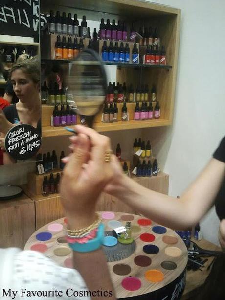 Lush via del Corso Roma, cambio look + Emotional Brillance