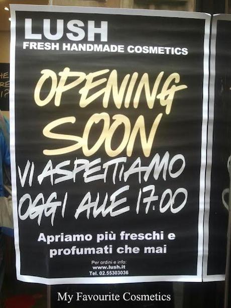 Lush via del Corso Roma, cambio look + Emotional Brillance