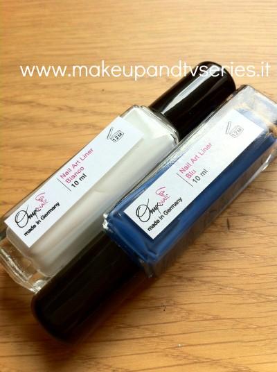 ONYX NAIL Nail Art Pen in Blu e Bianco, la recensione