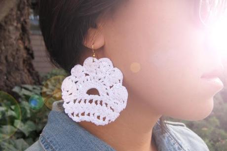 Lovely DIY...Lace Earrings