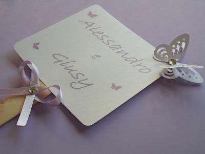 Ventagli per matrimonio, personalizzati