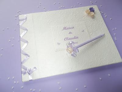 Guestbook per matrimonio con rose!