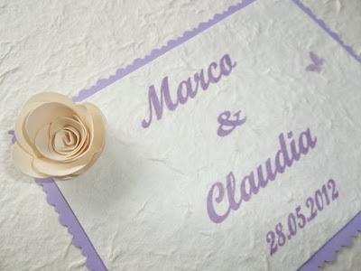 Guestbook per matrimonio con rose!