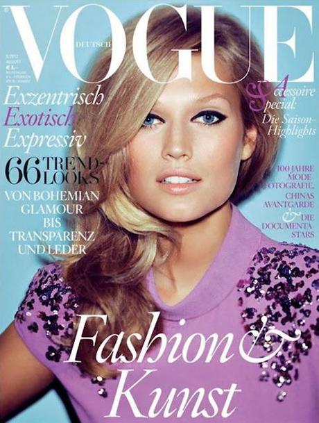 MAGAZINE | Toni Garrn by Alexi Lubomirski per Vogue Germany di Agosto 2012