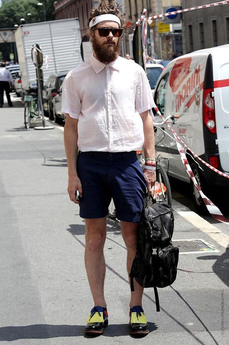 In the Street...Vintage Tennis Style...Paris & Milan