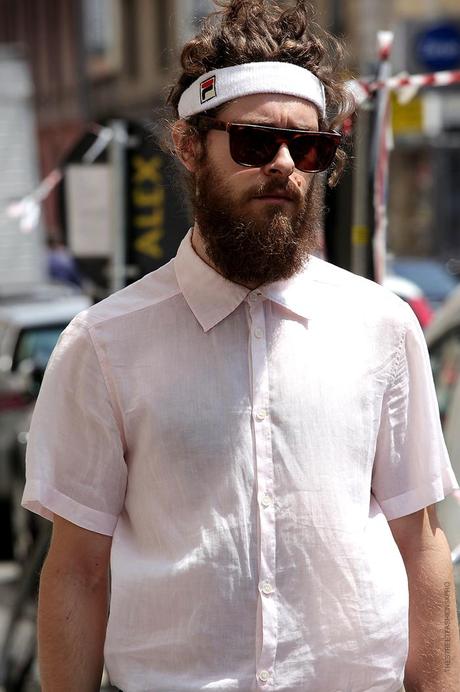 In the Street...Vintage Tennis Style...Paris & Milan