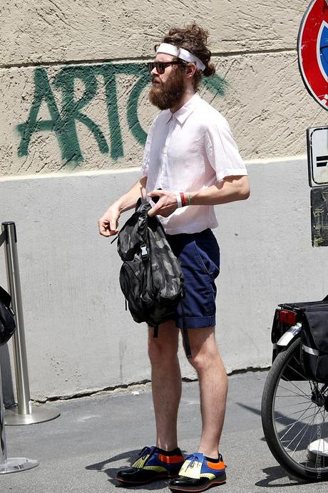 In the Street...Vintage Tennis Style...Paris & Milan