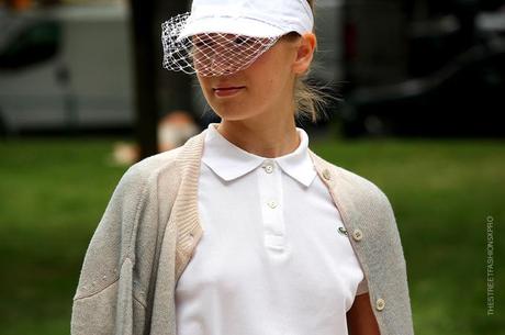 In the Street...Vintage Tennis Style...Paris & Milan