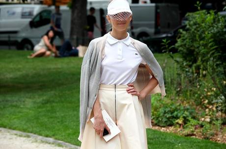 In the Street...Vintage Tennis Style...Paris & Milan