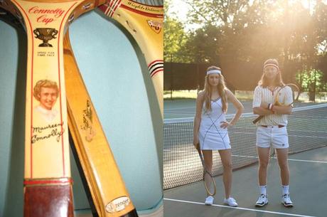 In the Street...Vintage Tennis Style...Paris & Milan