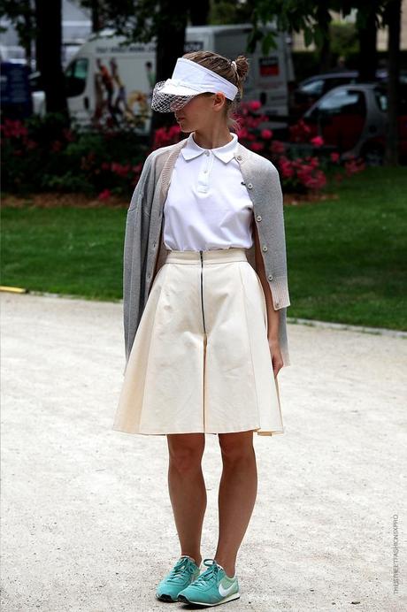 In the Street...Vintage Tennis Style...Paris & Milan