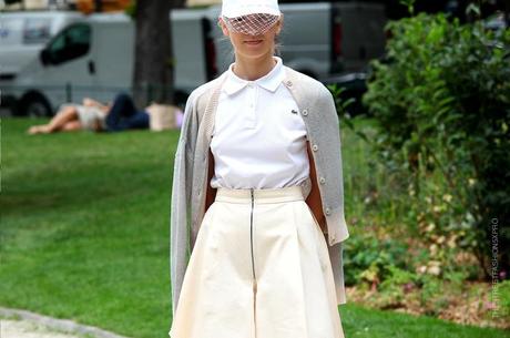 In the Street...Vintage Tennis Style...Paris & Milan