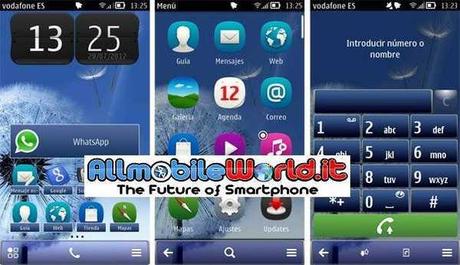 Tema Galaxy S3 per Cellulare smartphone Nokia Symbian