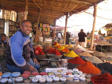 Venditore di spezie al mercato di Rissani(Marocco 2012) Comunicare…