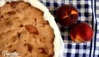 Torta di pesche e amaretti