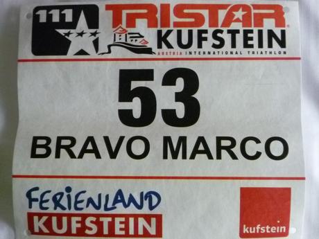 numero di gara Marco Caggiati Triathlon Kufstein 2012