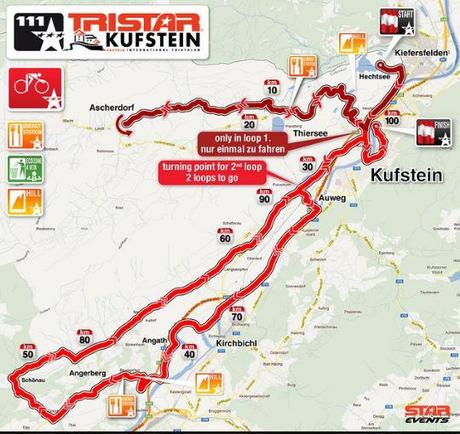 Percorso Bici Triathlon kufstein 2012