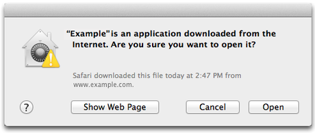 Basta avvisi per i file scaricati dal web su mac!