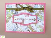 Tecnica scrap 'Spina Pesce': card Provenzale