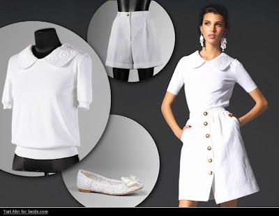 Dolce & Gabbana Pre-fall 2013 .... your white dream come true