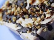 Cheesecake alla Nutella granella nocciole.