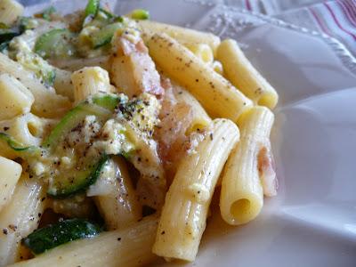 CARBONARA di ZUCCHINE